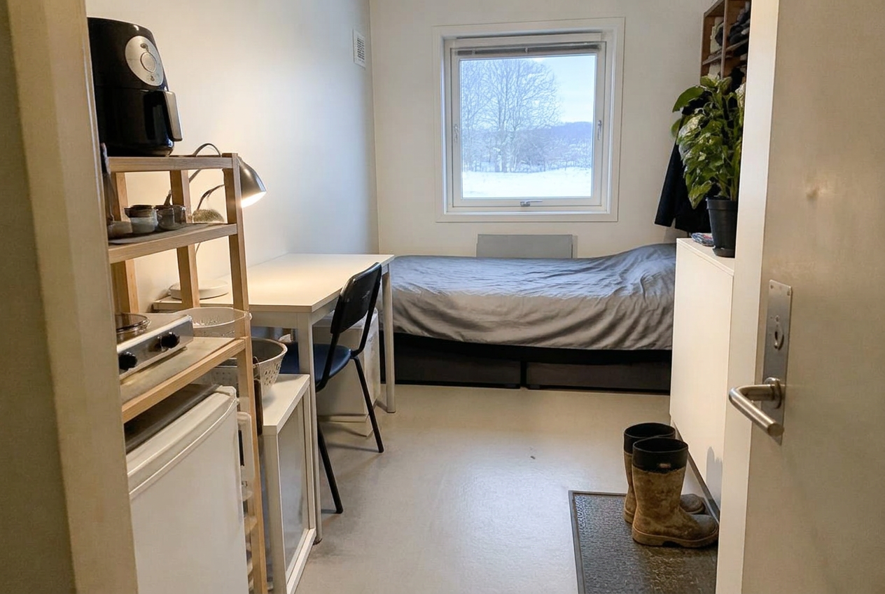 Illustrasjonsfoto av hybel på Årvoll