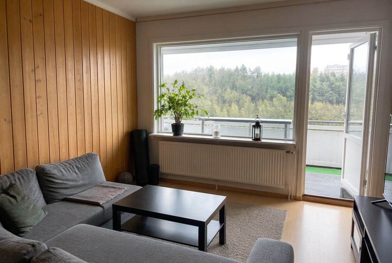 Illustrasjonsfoto av leilighet på Romsås